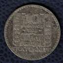 France 1938 Pièce de Monnaie Coin 10 Francs Turin SU