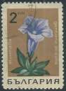 miniature Bulgarie - Y&T 1584 (o) - Fleurs -