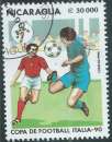 miniature Nicaragua - Y&T 1528 (o) - Football -