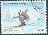 miniature Nicaragua - Y&T 1538 (o) - Ski alpin -