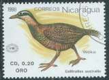 miniature Nicaragua - Y&T 1547 (o) - Oiseaux -