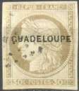 miniature Guadeloupe 12 oblitéré
