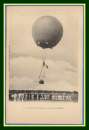 miniature CPA Une Ascencion captive au camp de Châlons  neuve TTB ballon montgolfière
