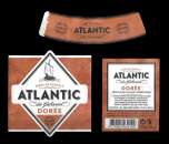 Etiquettes de bière - Atlantic Doré - 33 cl - 5,5% alc - Etiquettes décollées