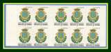 Andorre Carnet  N° 10 ** Blason N° 528 Variété massicotage ITVF coupé en bas