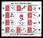 France - Bloc n° 14 ** Jeux Olympiques d'hiver - année 1992