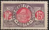 C285N - Y&T n° 82 a - oblitéré - Pêcheur - 1909/17 - Saint Pierre et Miquelon