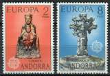 ANDORRE ESP. 1974 NEUF** MNH N° 81 82 europa