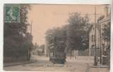 cpa  92 Châtillon Route de Sceaux ( Tramway )