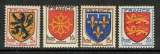 FRANCE 1944 - YT 602 603 604 605 MNH SÉRIE COMPLÈTE.