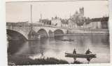 cpsm  89 Villeneuve-sur-Yonne Le Pont et l'Eglise (  Daguin )