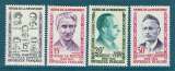 FRANCE 1959 - YT 1198 1199 1200 1202** MNH.