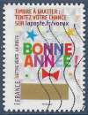 FRANCE 2016 : yt 1343 Oblitéré/Used # Timbre à gratter - Voeux - Bonne Année