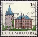 J414 - Y&T n° 1326 - oblitéré - Château de Schengen - 1995 - Luxembourg