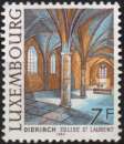 J445 - Y&T n° 1031 - oblitéré - Eglise Saint Laurent de Diekirch - 1983 - Luxembourg