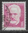 miniature FRANCE 1935  YT 304 oblitéré  - Victor Hugo - Spink/Maury 304b impression recto-verso