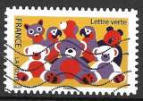 France AA 2017 Y&T 1436 oblitéré - La fête foraine - Animaux en peluche