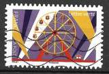 France AA 2017 Y&T 1437 oblitéré - La fête foraine - Grande roue