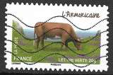 France AA 2014 Y&T 954 oblitéré - Vaches - L'armoricaine