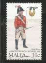 miniature Malte 1988 - YT n° 780 - Uniforme militaire - cote 1,75