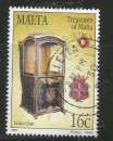 miniature Malte 1997 - YT n° 985 - Chaise à porteur
