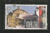 miniature Malte 1999 - YT n° 1084 - Banque centrale de Malte et église
