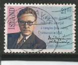 miniature Islande 1988 - YT n° 633 - Portrait
