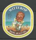 Etiquette de Bière - Belgique - Wittekop Bière Blanche - 33 cl - Brie Riva - Neuve