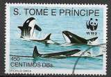 S. Tomé e Principe 1992 Y&T 1083 oblitéré - Orcinus orca