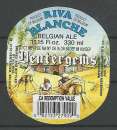 Etiquette de Bière - Belgique - Riva Blanche - 33 cl - Brie Riva - Neuve