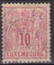luxembourg ... n° 51  obliteré ... 1882