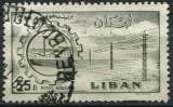 miniature LIBAN 1959 OBLITERE Poste aérienne N° 166