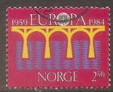 miniature norvege ... n° 860  obliteré - 1984