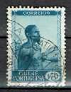 GUINÉE PORTUGAISE 1948 - YT 263 OBLITÉRÉ AVEC FILS DE SOIE.