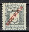 TIMOR 1911 - TAXE YT 12 MH SURCHARGÉ 