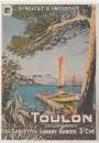 83 Cpm Repro d'affiche  Toulon (PLM ) par Blocteur