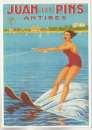 06 Cpm Repro d'affiche  Juan-les-Pins-Antibes  (PLM ) par Vic Raymon