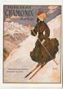 74 Cpm Repro d'affiche  Chamonix  par  Abel Faivre