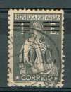 PORTUGAL 1928/29 - YT 480 OBLITÈRÉ SURCHARGÉ DENT. 12 X11 1/2.