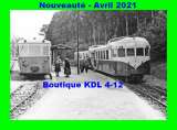 miniature AL 710 - Autorail De Dion Bouton OC 2 et Decauville DXW en gare - PORT DE CARHAIX Commune de MOTREFF