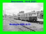 miniature AL 713 - Remorque R 7 (autorail Billard démotorisé). en gare de ROSPORDEN - Finistère - RB