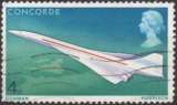 Q169 - Y&T n° 555 - oblitéré - Concorde - 1969 - Grande Bretagne