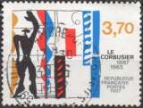 1796 - Y&T n° 2470 - oblitéré - Le Modulor par Le Corbusier - 1987 - France