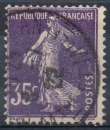 miniature Type Semeuse fond plein sans sol - 35 cts violet