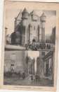 cpa 36 Lourdoueix-St-Michel Rue de l'Eglise ( double vue )
