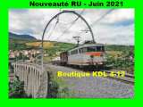 miniature RU 1875 - Train - Loco BB 9496 sur le viaduc d'AGUESSAC - Aveyron - SNCF