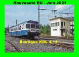 miniature RU 1878 - Autorail X 2881 au poste A - SEVERAC-LE-CHATEAU - Aveyron - SNCF