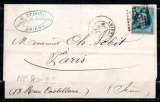miniature Dept 80 (Somme) AMIENS 1869 > Losange GC N°85 + Cachet type 17