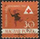 miniature HONGRIE 1961 OBLITERE N° 1423 Croix-Rouge