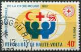 HAUTE VOLTA 1972 OBLITERE N° 267 Croix-Rouge
